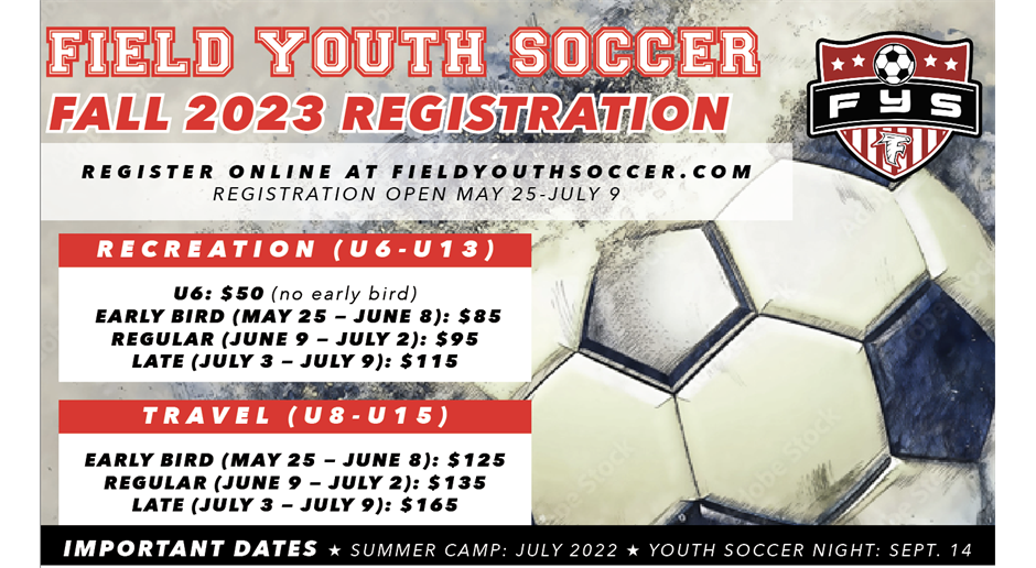 Fall Registration Closed!