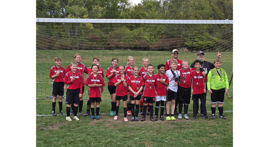 U13 Rec coached by Kyle Vanderkaay won Silver Bracket in tournament championships