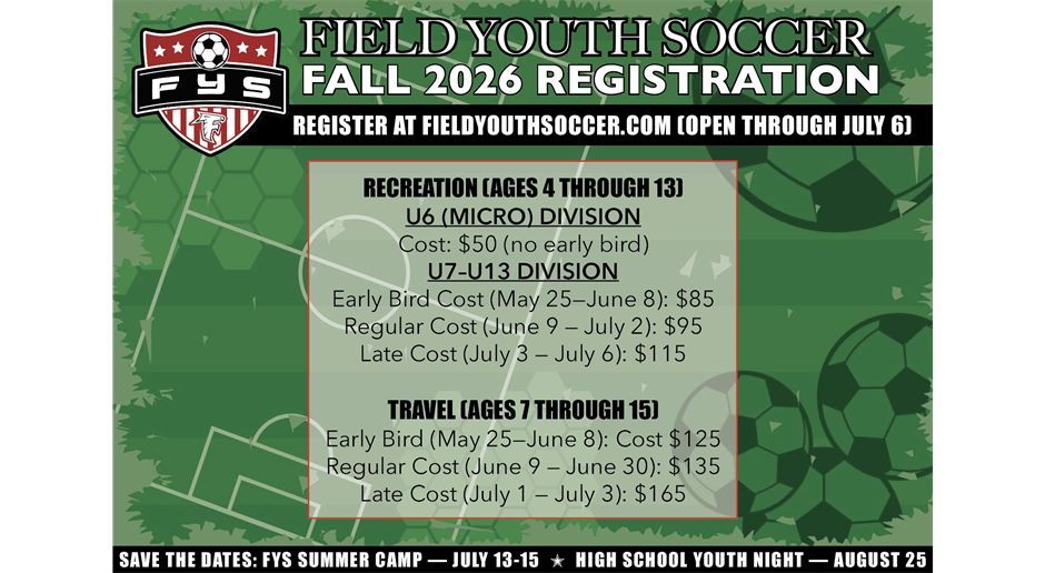 Fall 2026 registration is here! Do not miss Early Bird Pricing!!